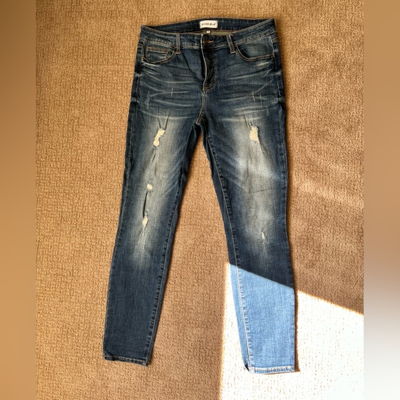 Studio Blue Distressed Skinny Jeans 30 - Picture 1 of 6